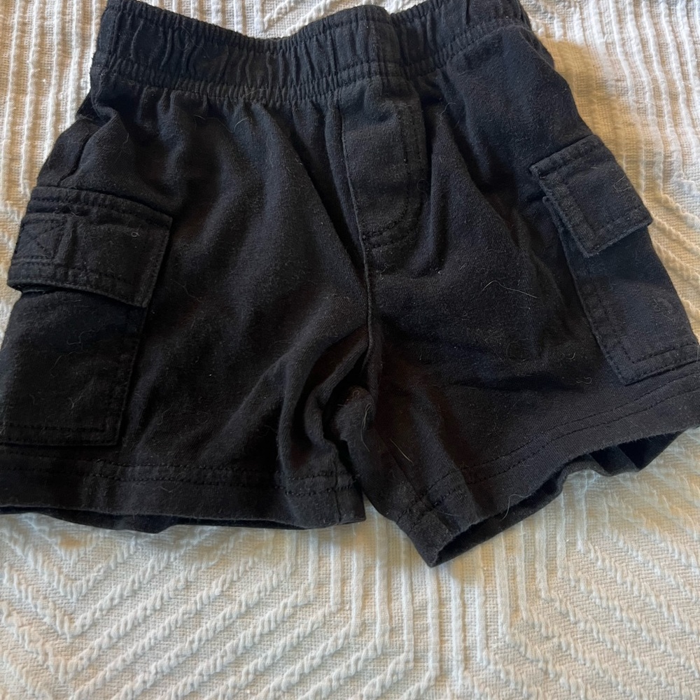 Kids Black Shorts Set 18 months - Picture 2 of 6